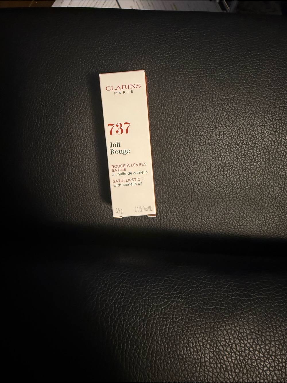 Clarins Joli Rouge 737 Satin Lipstick - Red